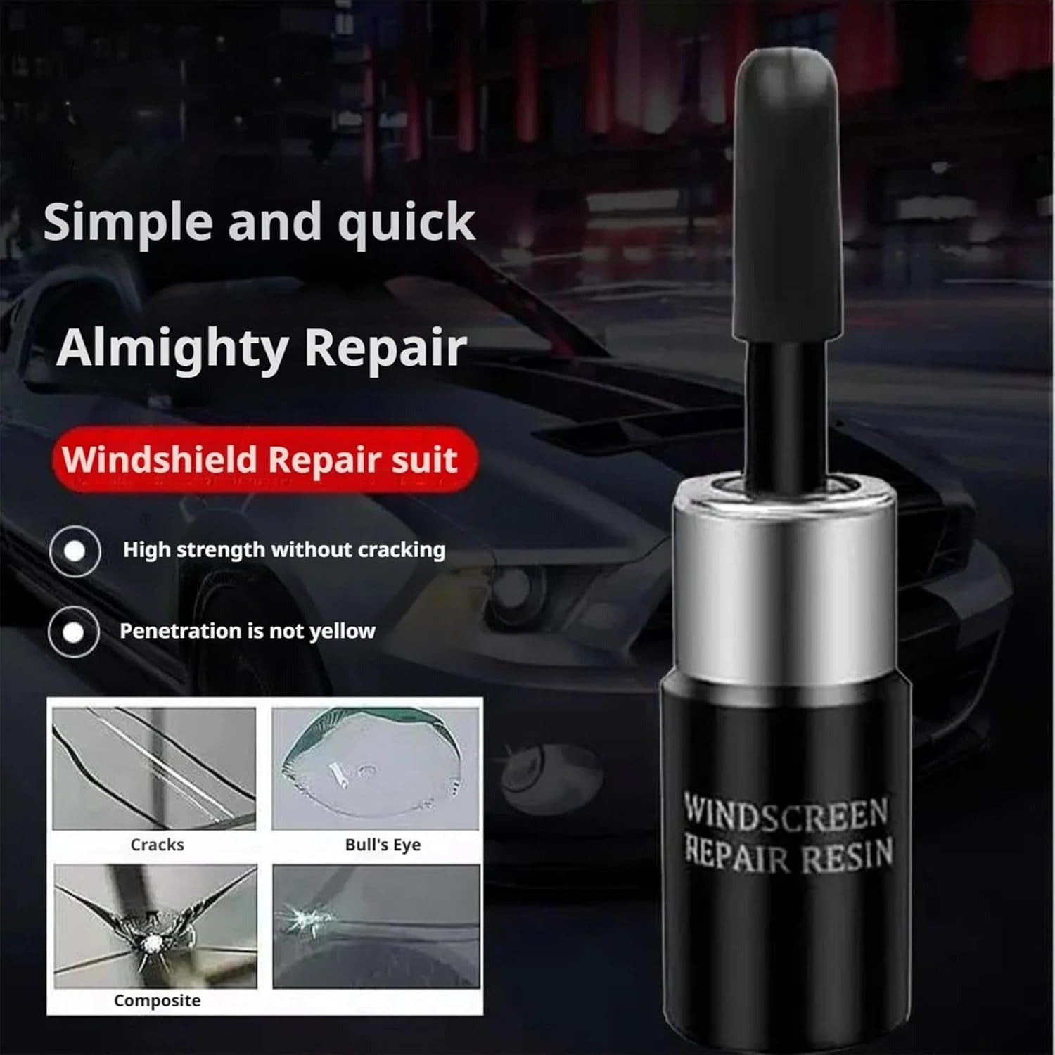 Glass Repair Kit, Pack of 2